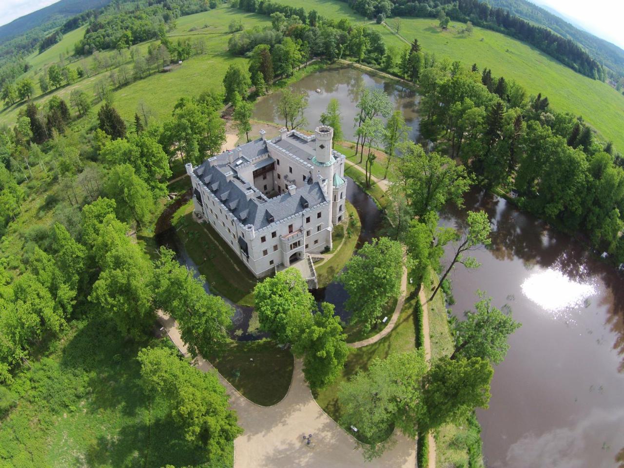Zamek Karpniki Schloss Fischbach Lomnica  Exteriér fotografie